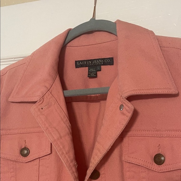 Ralph Lauren Women's Dusty Mauve Pink Jean Jacket - Picture 2 of 3